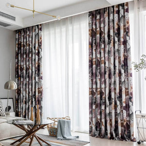 modern purple and brown living room darkening curtains pinch pleat drapes for sale