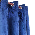 navy blue velvet grommet blackout curtains custom ceiling drapes