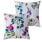 Aandy Top Purple Blue Flower Pillow Cover Cases 1 set of 2 Pillow Cases - Anady Top Space Design