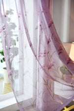 purple reed gril privacy light filtering curtains & drapes for patio