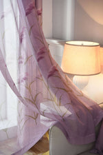 purple reed kids sidelight curtains decorative light blocking drapes
