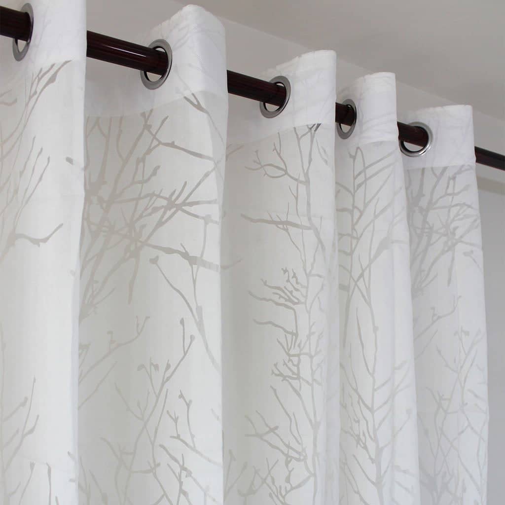 sheer curtains white panel sheer grommet curtains sheer voile