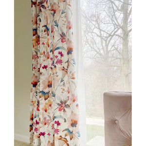 Brilliant Flowers Curtains Song of Summer Living Room Drapes 2 Panels