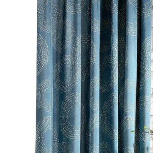 teal blue eclipse curtains living room pinch pleat drapes for sale