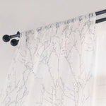 Print Branch Sheer Curtains for Bedroom/Living Room