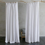 White linen drapes for living room white linen tab top curtains for sale
