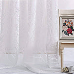 white tulle curtains patterned sheer curtains on sale