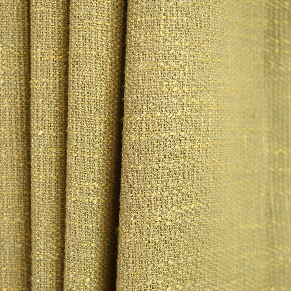 Solid Ginger Yellow Curtains Grommet Top Drapes for Bedroom Set of 2 Panels - Anady Top Space Design